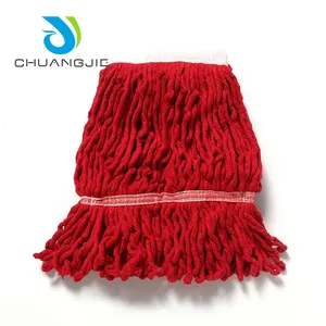 Cleaning Mop Floor Wholesale Custom Standard Lobby Wet Mop Floor Cleaning Cotton Mop Replacement Head For Hotel