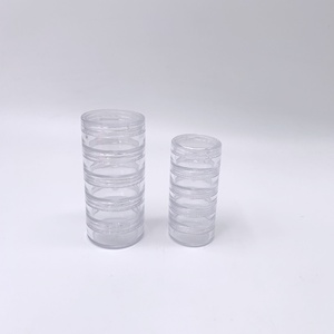 Boîte de rangement pour bijoux, organisateur multicouche, support de rangement pour bracelets, boucles d'oreilles, boîte de rangement en plastique pour ongles, présentoir avec couvercle - Product Image 6