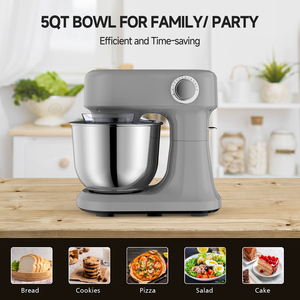 Batidora de Pedestal Cheftronic Profession de 5L, 1500W, 12 Velocidades, Máquina para Pasteles, Amasadora Planetaria, Electrodoméstico Pequeño de Cocina de 10L - Product Image 3