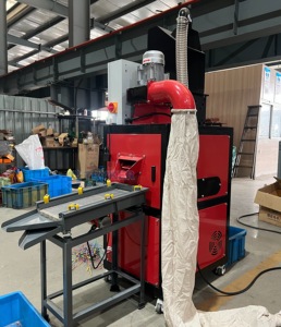 ST-05M nhà sử dụng cáp granulator máy tự động phế liệu kim loại Shredder bánh thành phần cốt lõi cho Đồng chế biến Điều kiện Mới - Product Image 5