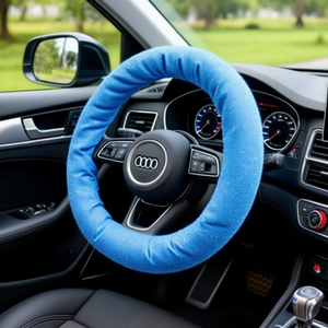 Funda para Volante de Tela con Brillo Azul, Accesorio para Interior de Auto - Product Image 2