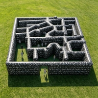 Jeu interactif de labyrinthe gonflable camouflage personnalisé pour le divertissement