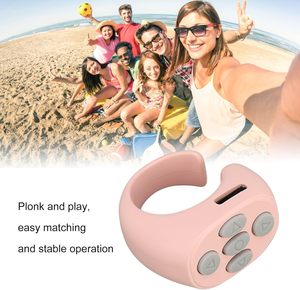 TIK Tok Page Turner Blue Tooth-compatible Ring Shape Multi Function Mobile <b>Phone</b> Page Turner Wireless BT TIK TOK Remote <b>Control</b> - Product Image 4