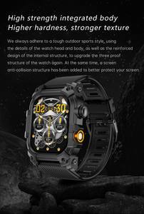 2025 S6 ультра умные квадратные часы для мужчин водонепроницаемый спортивный фитнес-трекер с пульсометражным монитором сна совместим с IOS Android - Product Image 5