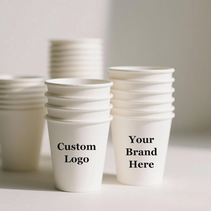 12oz 10oz Disposable Single Wall Paper Cup Cold Drinks Coffee Cup Full Logo Print Paper Shop for Promotion Gifts