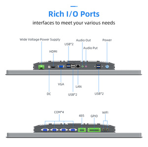21.5 Inch Industrial <strong>All-in-One</strong> <strong>PC</strong> High Brightness Touch Screen Fanless Design Intel I7 16GB RAM 512GB SSD Computer Accessories - Product Image 3
