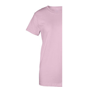 T-shirt à manches courtes col rond pour femme, style streetwear, respirant, écologique, couleur gris uni, toutes saisons - Product Image 5