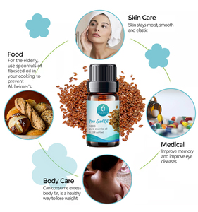 Penjualan laris minyak biji rami tekanan dingin makanan grade makanan minyak biji rami sayuran dapat dimakan minyak biji untuk perawatan kesehatan kulit - Product Image 3