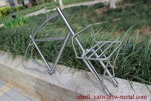 Tùy chỉnh thép Đĩa Phanh Xe Đạp khung sỏi xe đạp ngã ba và Rack cho đường sử dụng - Product Image 3