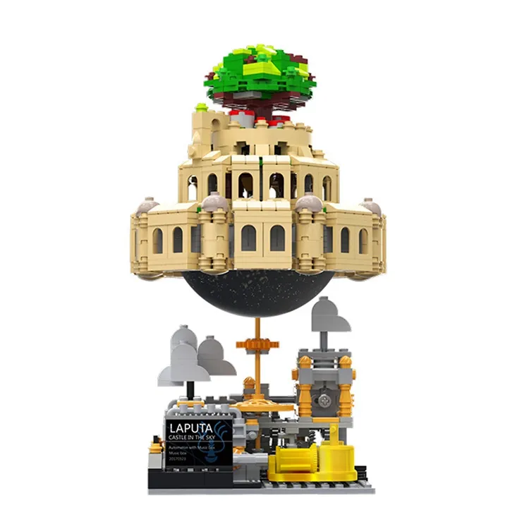 Amazon Best Seller 1179Pcs Sky City Music Box Block Toys Educational Children'S Puzzle Assembling Building Block Toys