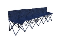 Chaise d'entraînement de football pliable en gros Able SB-006, tissu Oxford 600D, tube en acier, emballage personnalisable, pour terrains de sport extérieurs