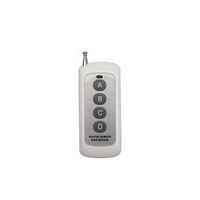 Télécommande RF sans fil longue portée 100m à 3 boutons pour moteur de rideau, fonctions automatiques Haut/Bas/Arrêt, 433.92Mhz, code d'apprentissage fixe