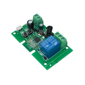 Zigbee 3.0 ewelink controle remoto inteligente, módulo de interruptor sem fio 1ch dc 7-32v 5v rf receptor relé para alexa ifttt zigbee switch