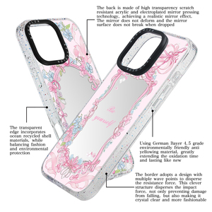 Coque <span class=keywords><strong>de</strong></span> téléphone miroir populaire pour iPhone 13 14 15 16 Plus, coque arrière hybride transparente antichoc pour iPhone 17 Pro Max - Product Image 3