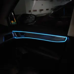 Lámpara Decorativa LED para Interior de Coche de 1M, Tira de Neón con Cable EL para Automóvil, Luz Ambiental Flexible para DIY, Diodo USB para Ambiente de Fiesta - Product Image 2