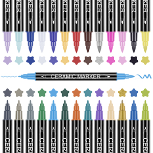 Juego de rotuladores de cerámica horneados de alta temperatura de 36 colores, rotulador permanente de <span class=keywords><strong>porcelana</strong></span> <span class=keywords><strong>para</strong></span> dibujar sobre <span class=keywords><strong>porcelana</strong></span> de cerámica - Product Image 4