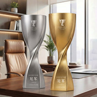 Nouveau Trophée en Résine Or Argent Bronze - Personnalisé - Créatif - Haut de Gamme - Gravure de Lettres - Coupe Héraclès - Récompense d'Équipe