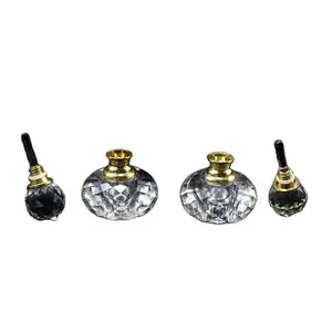 1ML Luxury Crystal Perfume Bottle Arabic Oil Perfume Bottle Small Perfume Bottles Glass Supplier