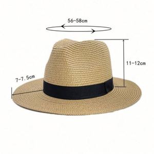 Men and Women Bowler <b>Hat</b> Summer Sunshade Beach Custom Panama Straw <b>Hat</b> <b>for</b> Men - Product Image 3
