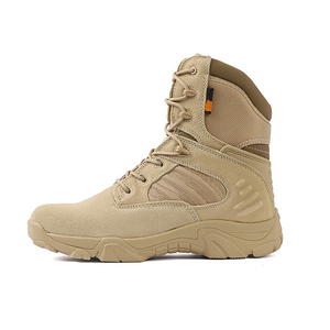 High Top Training Hiking Climbing Wear-resistant Rubber Breathable Waterproof Outdoor Tactical <strong>Boots</strong> - Product Image 6