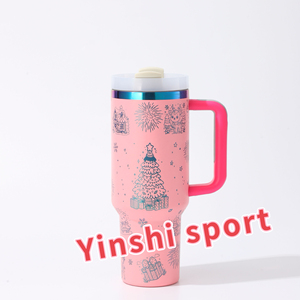 New bán buôn giáng sinh Halloween phim hoạt hình tùy chỉnh 304 thép không gỉ phim hoạt hình xử lý với rơm xe cup - Product Image 6