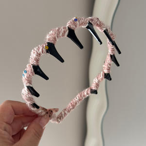 سعر المصنع بيع بالجملة جذر الشعر رقيق مشبك بسيط طويل الأسنان مموج الشعر الترتر غزل الصوف ملفوفة - Product Image 6