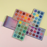 Cosmetic Hot Selling 60 Colors Makeup Eye Shadow Palette Custom Logo Matte Vegan Eyeshadow Colorful Cosmetic Set