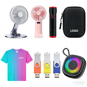 Promotional Electronic <b>Gift</b> Set Custom Logo Fan Flash Disk Phone Holder Speaker for Client Giveaways - Product Image 1