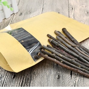 Palitos de madera de manzano para masticar para animales pequeños, bolsa de 250 g, juguete natural duradero - Product Image 2