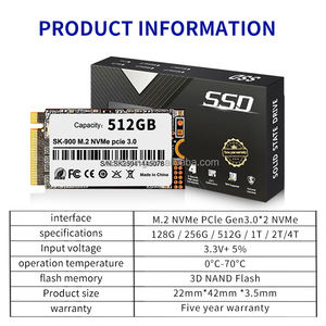 M.2 PCIe NVMe 2242 Hard Drive 2TB, untuk kinerja yang ditingkatkan Desktop & Gaming PC Notebook 22*42 - Product Image 6