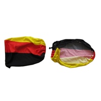 Drapeau de rétroviseur de voiture personnalisé 26*28cm en spandex élastique pour la décoration de voiture