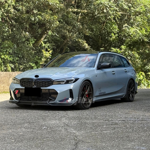 Separador de labios de parachoques delantero de fibra de carbono estilo AD para <span class=keywords><strong>BMW</strong></span> 3 Series G20 <span class=keywords><strong>G21</strong></span> LCI <span class=keywords><strong>330i</strong></span> M340i Touring Kit de cuerpo de labio delantero de carbono - Product Image 3