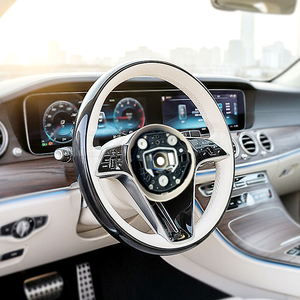 Volante de Cuero para <span class=keywords><strong>Mercedes</strong></span> Benz <span class=keywords><strong>Maybach</strong></span> W222 W223 S450 G500 G63 W167 GLS450, Nuevo Estilo - Product Image 3