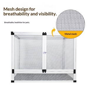 Boîte de terrarium horizontale en alliage d'aluminium <span class=keywords><strong>PAYI</strong></span> pour reptiles avec ventilation et forme rectangulaire - Product Image 2