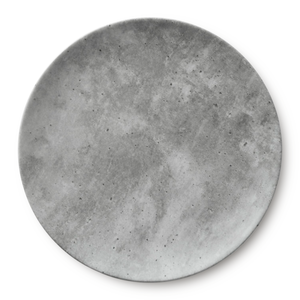 Assiettes en porcelaine grise marbrée de style nordique au design unique pour la décoration de mariage - Product Image 2