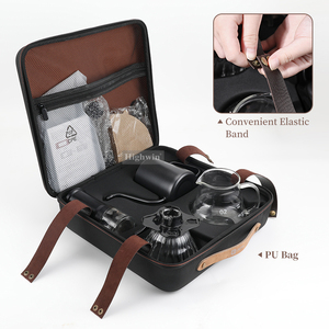 HIGHWIN 9 pezzi Espresso versare sopra la caffettiera Set Kit regalo caffè per gli amanti del campeggio e del caffè - Product Image 4