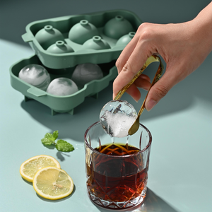 Üretici Toptan 6 Bölmeli Dairesel Silikon Çevre Dostu Kore Tarzı Buz Hokeyi Kalıbı Yeniden Kullanılabilir Petek Buz Küpü Kalıbı Kapağı - Product Image 4