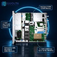Serveur en rack Dell PowerEdge R360 2U pour le stockage de données des petites entreprises et le déploiement de réseaux de bureau