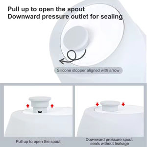 Botella de Agua Portátil Plegable de Silicona para Perros y Gatos, para Exteriores, con Logotipo Personalizado, Venta al Por Mayor con MOQ Bajo - Product Image 2