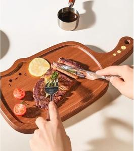 Planche à découper en <span class=keywords><strong>bois</strong></span> d'ébène créative double face en forme de chat, écologique et luxueuse, ustensiles de cuisine pour la maison, planche à fruits et à en-cas - Product Image 5