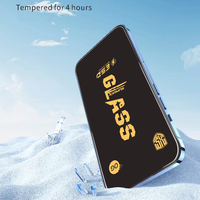Protection d'écran en verre trempé 0,35 mm, haute teneur en aluminium, dureté 9H, film protecteur HD sensible au toucher pour iPhone 18 17 16 15 XS