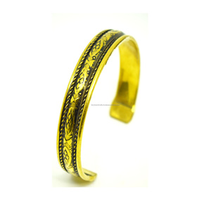 2026 Korean Style Women 20mm Halloween beach <b>boho</b> Christmas Adjustable Gold Plated Girlfriend Jewelry <b>Bracelet</b> Dubai Cuff - Product Image 2
