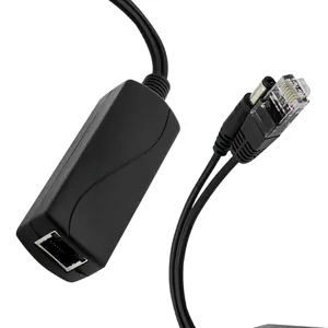 48V Poe Splitter für Kamera 10/100 MBit/s Power Over Ethernet 48V bis 12V Netzteil modul Rj45 Adapter Kabel kombinator