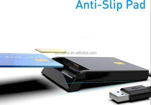 MAITRE-Lector de tarjetas USB CR301, lector de tarjetas USB 2,0 con Banco de identificación EMV IC, chip inteligente, ranura <span class=keywords><strong>para</strong></span> SIM, LED ABS antideslizante, compatible con Windows, <span class=keywords><strong>Mac</strong></span> OS, Linux - Product Image 3