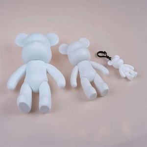Kits de <span class=keywords><strong>peinture</strong></span> ourson goutte à goutte personnalisés pour bricolage, outils de versement de peintures fluides acryliques avec boîte à ours - Product Image 5