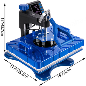 Azul 10 en 1 Transferencia automática de prensa de calor Flexible 10 en 1 Equipo de máquina - Product Image 6