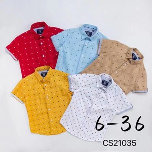 Wholesale Summer Kids Clothing Boys Anti-Shrink Soft 12y <b>Tshirts</b> Kids Color Fade Proof Casual Short Sleeve Boys Shirts - Product Image 6