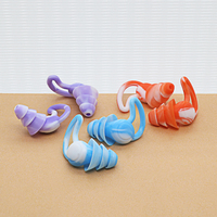Bouchons d'oreilles en silicone réutilisables à 3 couches pour le sommeil, isolation phonique, protection auditive, étanches pour la natation