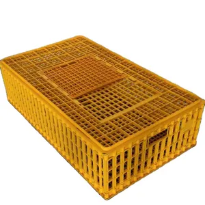 Cheap poultry chicken transport crate foldable plastic chick transport box HJ-DN015