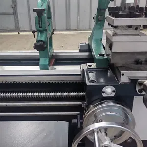 آلة مخرطة دقيقة آلة مخرطة لقطع المعادن الثقيلة مع قوة قطع قوية
